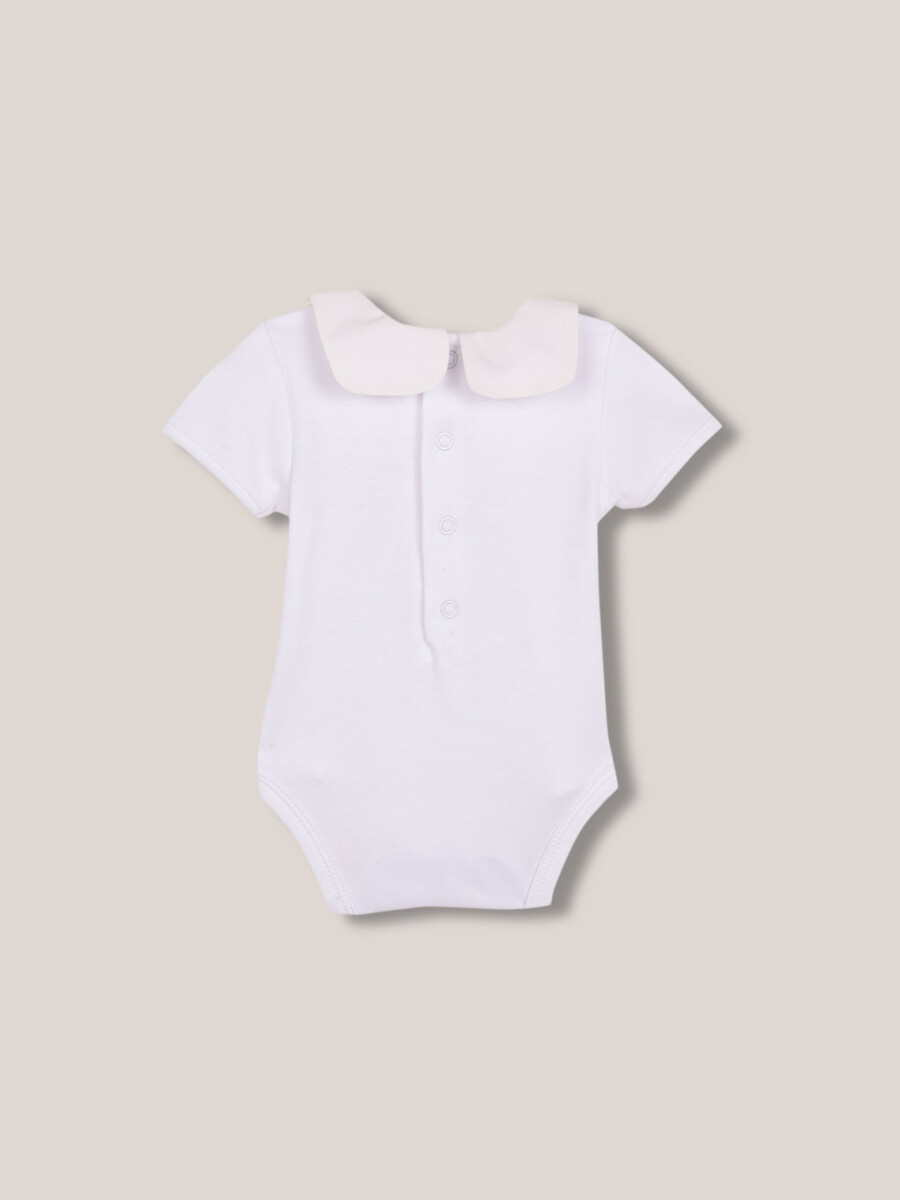 Body Con Cuello Marinero Blanco