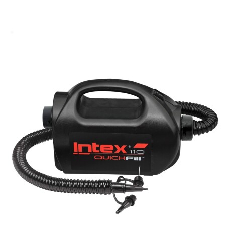 INTEX INFLADOR ELÉCTRICO 12V&220V ALTA PRESIÓN +3 BOQUILLAS ADAPTADORAS C/AGUJA Intex Inflador Eléctrico 12v&220v Alta Presión +3 Boquillas Adaptadoras C/aguja