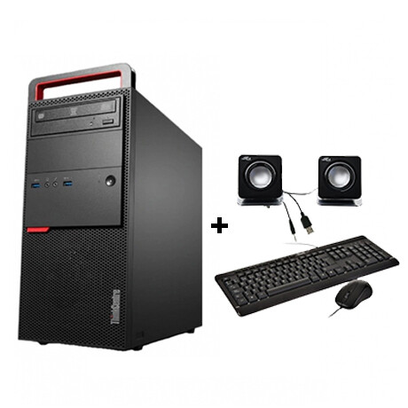 PC Lenovo ThinkCentre M800, Core i3 - 6ª GEN, Memoria 8Gb, Disco Sólido 480Gb, DVDRW, Teclado+Mouse+Parlantes PC Lenovo ThinkCentre M800, Core i3 - 6ª GEN, Memoria 8Gb, Disco Sólido 480Gb, DVDRW, Teclado+Mouse+Parlantes