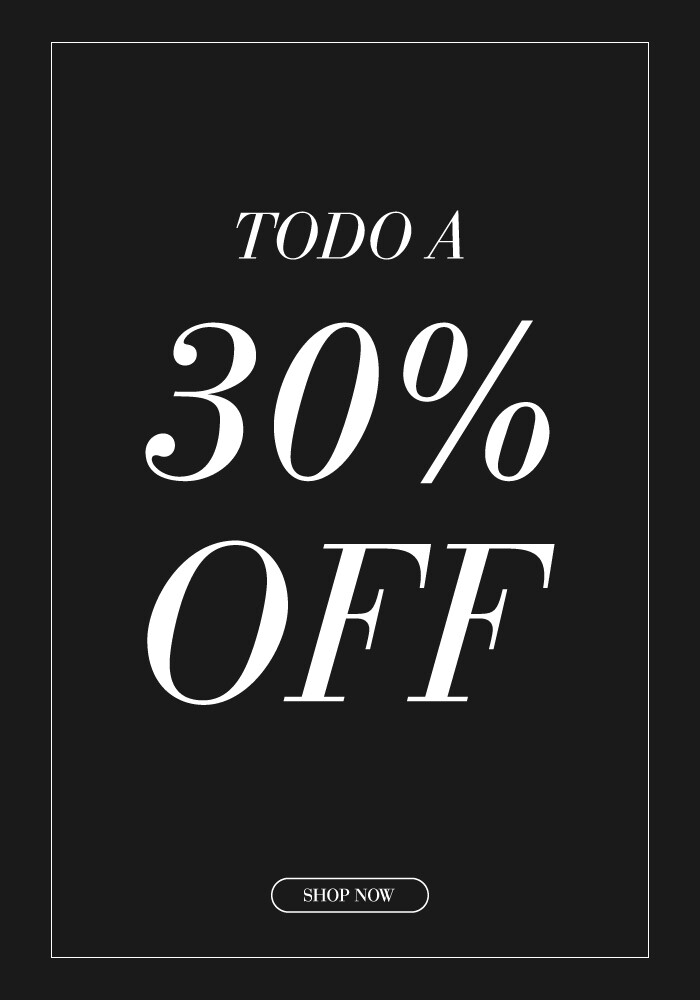 Black Friday - todo a 30 off