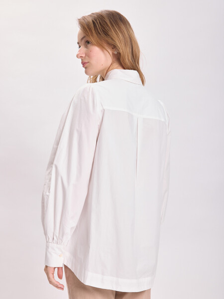 Camisa hombreras Blanco