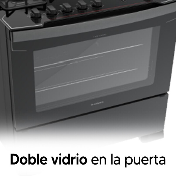 Cocina A Gas James C805v COCINA JAMES A GAS C805V NEGRA 7805