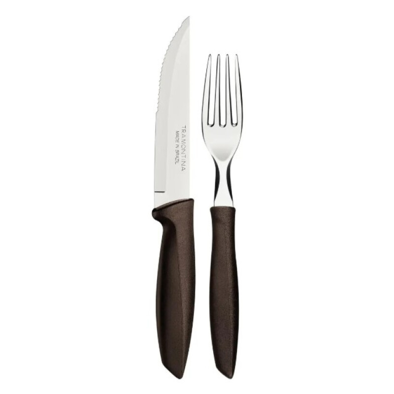 Juego de Cubiertos Tramontina Plenus Jumbo Asado 12 Piezas Acero Inoxidable Juego de Cubiertos Tramontina Plenus Jumbo Asado 12 Piezas Acero Inoxidable