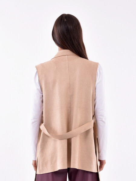 CHALECO JACKIE BEIGE