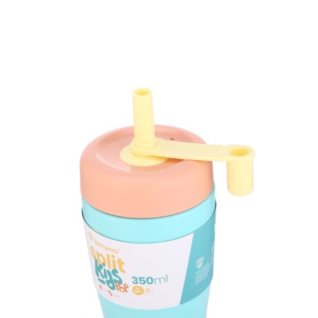 Vaso Split Kids Pop 1014027 350Ml Doble Capa Ub CELESTE