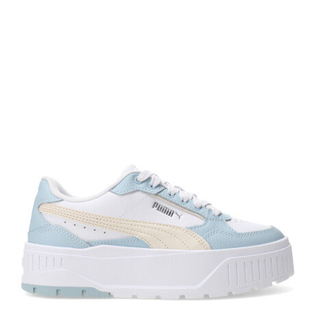 Championes de Mujer Puma Karmen II Idol Blanco - Celeste - Beige