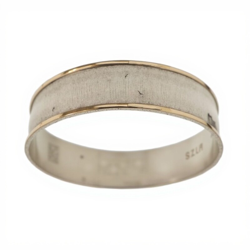 Esclava rayada con borde-Plata y Oro-Sin piedra-ES5016 sinpiedra