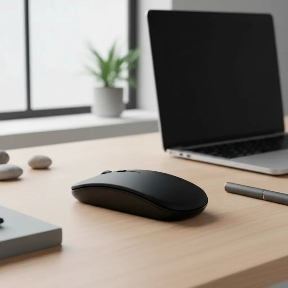 Mouse Inalámbrico Con Bluetooth NEGRO