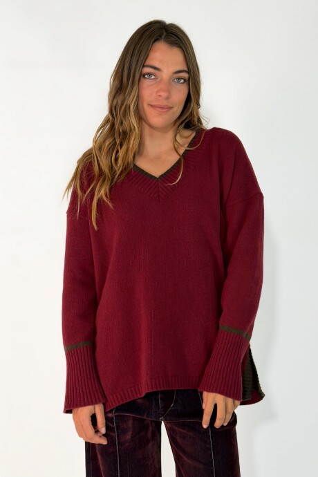 SWEATER ROCIO Bordo