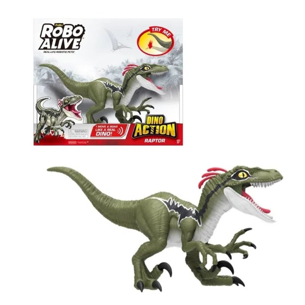 Juguete Robo Alive Dino Action Raptor - 001 