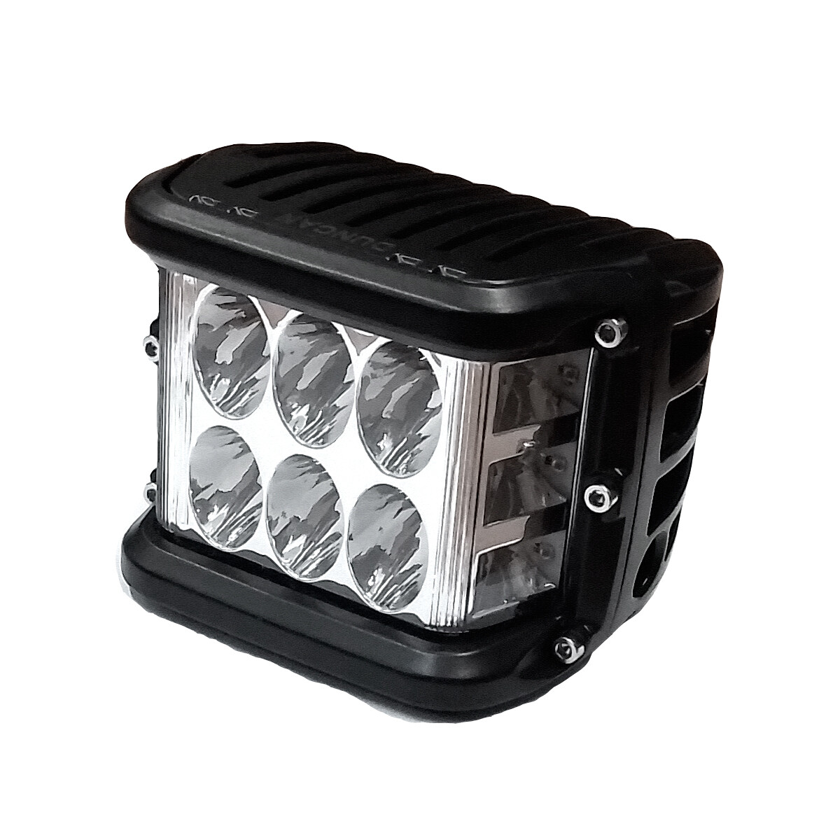FARO LED - RECTANGULAR 8X7CM 6 LED CON SEÑALERO DUNCAN 