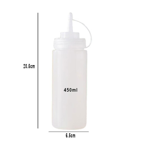 Frasco plástico para salsa 450ml Frasco Plástico Para Salsa 450ml