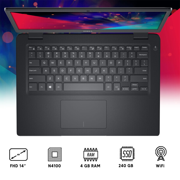 Notebook Dell Latitude 5470 N4100 / 4 Gb Ram / 240 Gb Ssd NOTEBOOK RFPL DELL 5470 N4100/4/16/14"