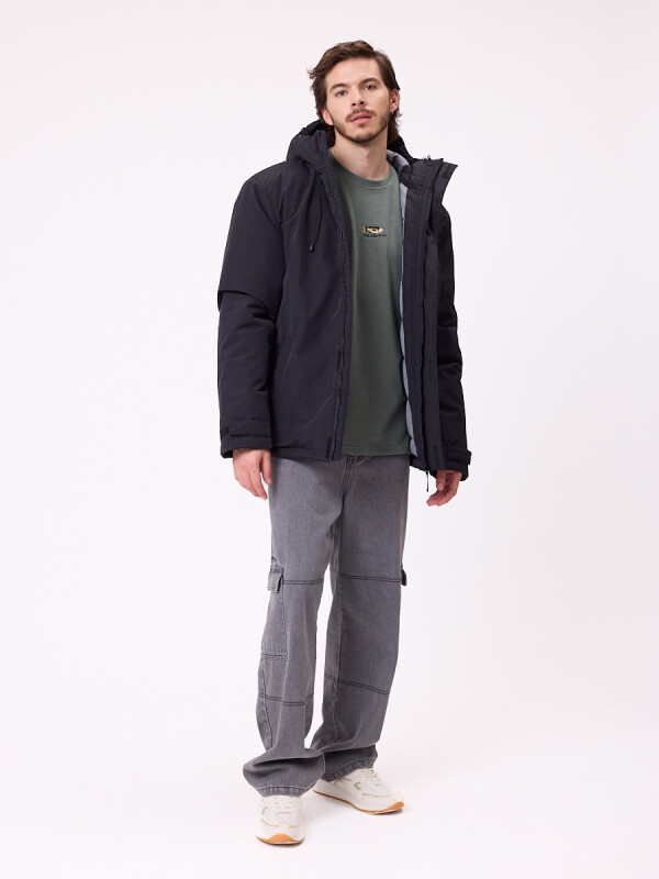 CAMPERA BANDUM RUSTY Negro
