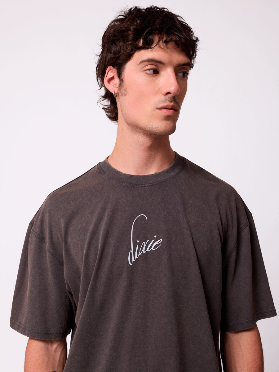 T-SHIRT ITAN DIXIE Gris Oscuro