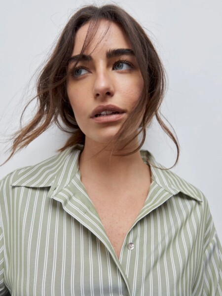 CAMISA D.CASSIN DANAE M.L VERDE
