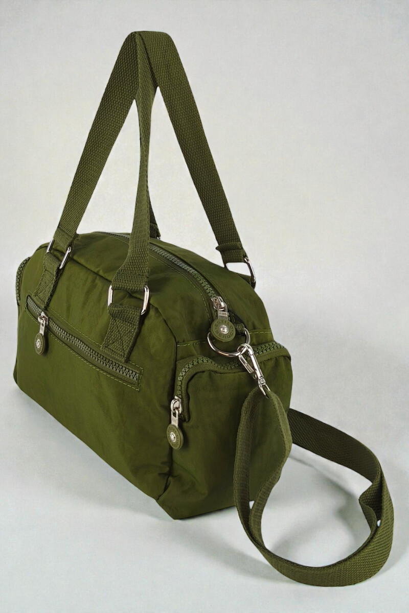 Morral con bolsillos Verde