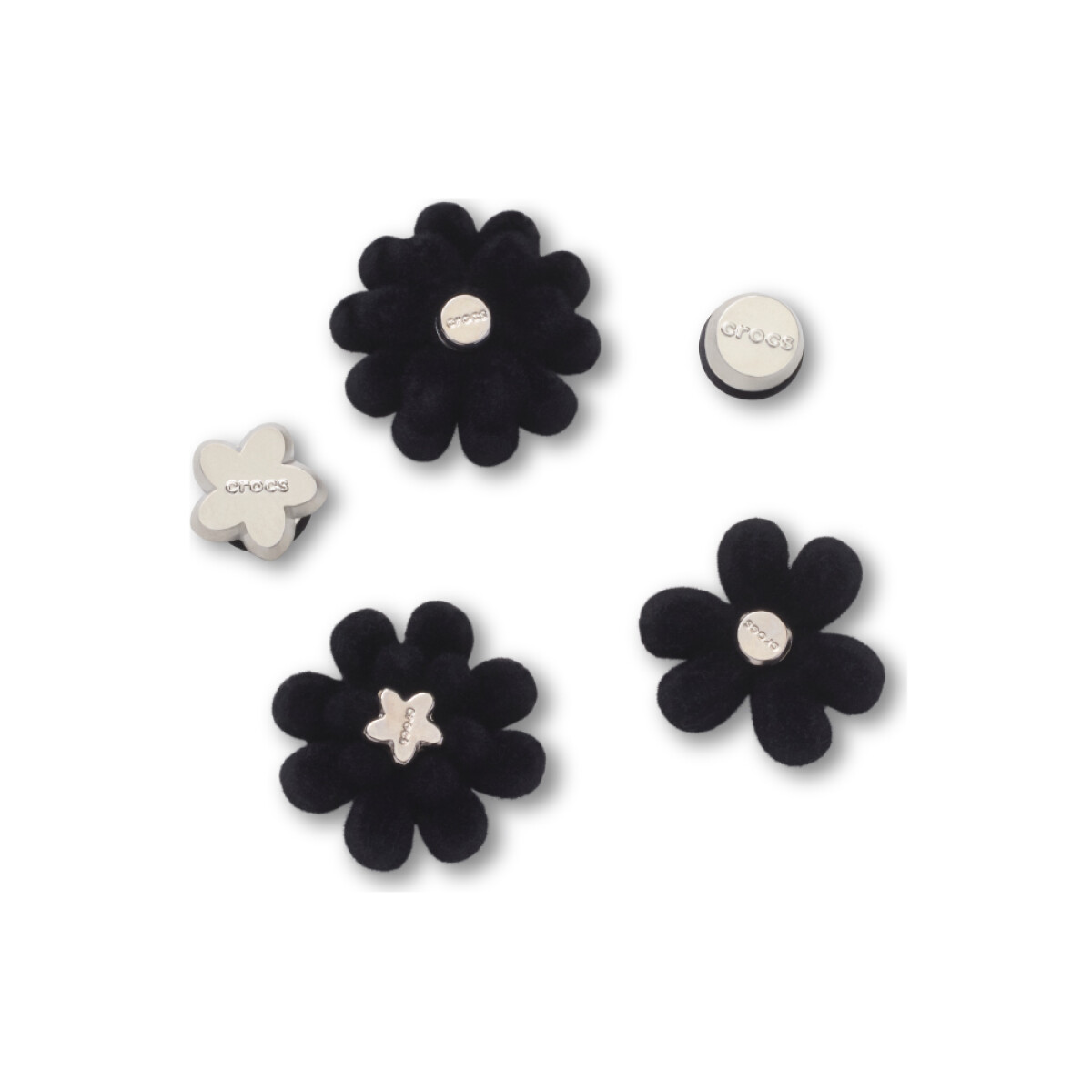 Black Velvet Flower 5 Pack 