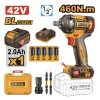 Kit Ingco Llave de Impacto c/ Batería 42v - Uso industrial Kit Ingco Llave de Impacto c/ Batería 42v - Uso industrial