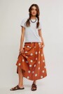 FALDA BETTY DROPWAIST Marron