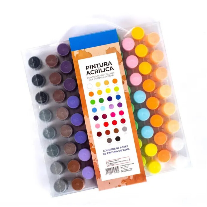 Set Davinci De Pinturas Acrílicas 80 Potes 3.5 Ml Set Davinci De Pinturas Acrílicas 80 Potes 3.5 Ml