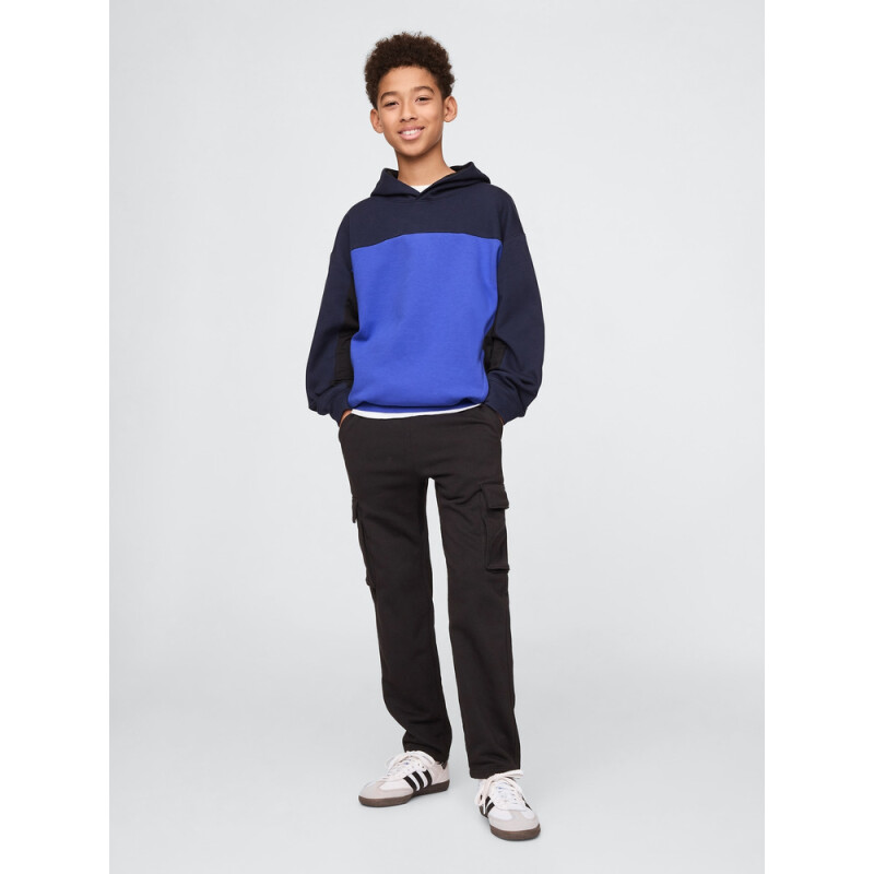 SP FASH FIT TECH HOOD BLUE COLORBLOCK