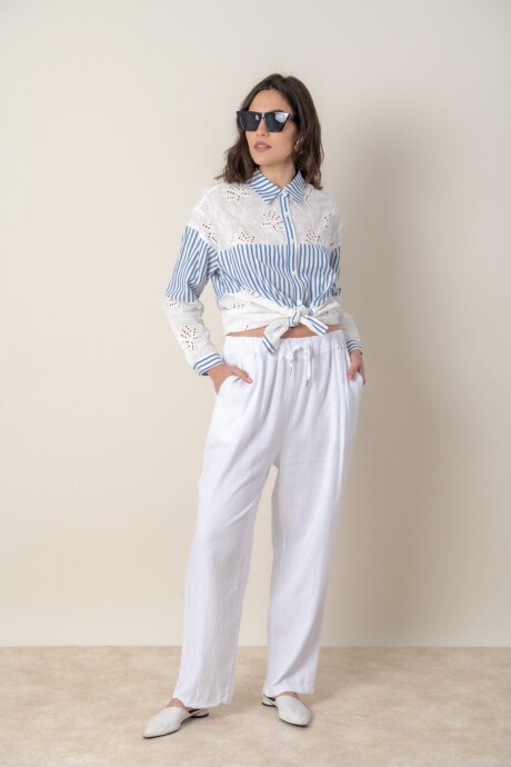 PANTALON ARIEL Blanco