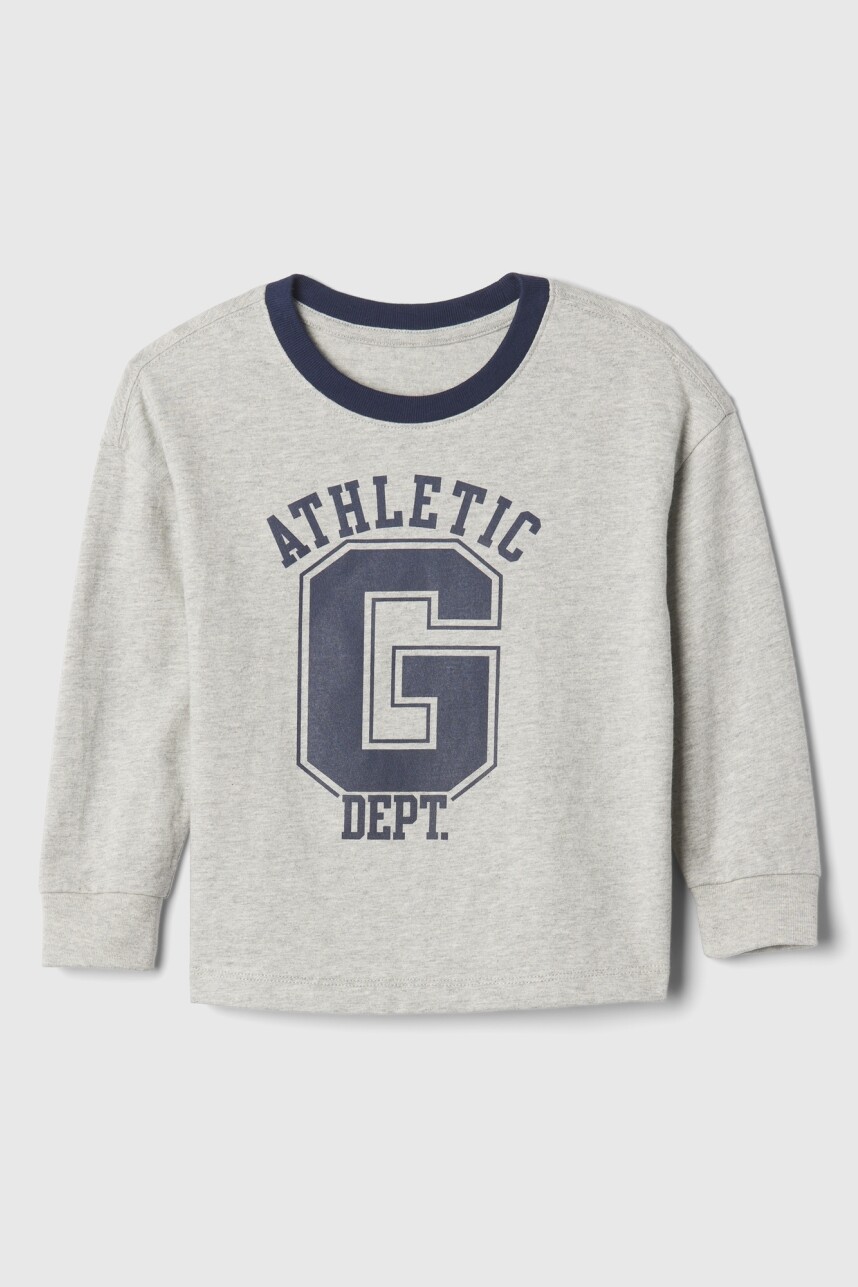 Remera Logo Gap Manga Larga Toddler Niño B08