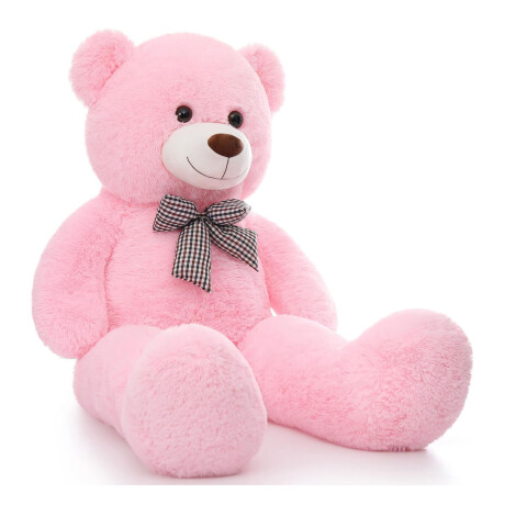 Oso de Peluche Gigante 120cm Muñeco Almohada Suave Afelpada Rosa