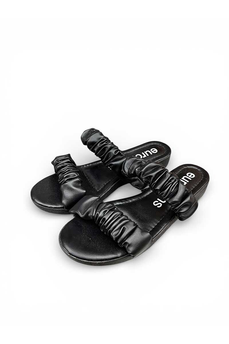 SANDALIA EUROTEENS 2 TIRAS Negro