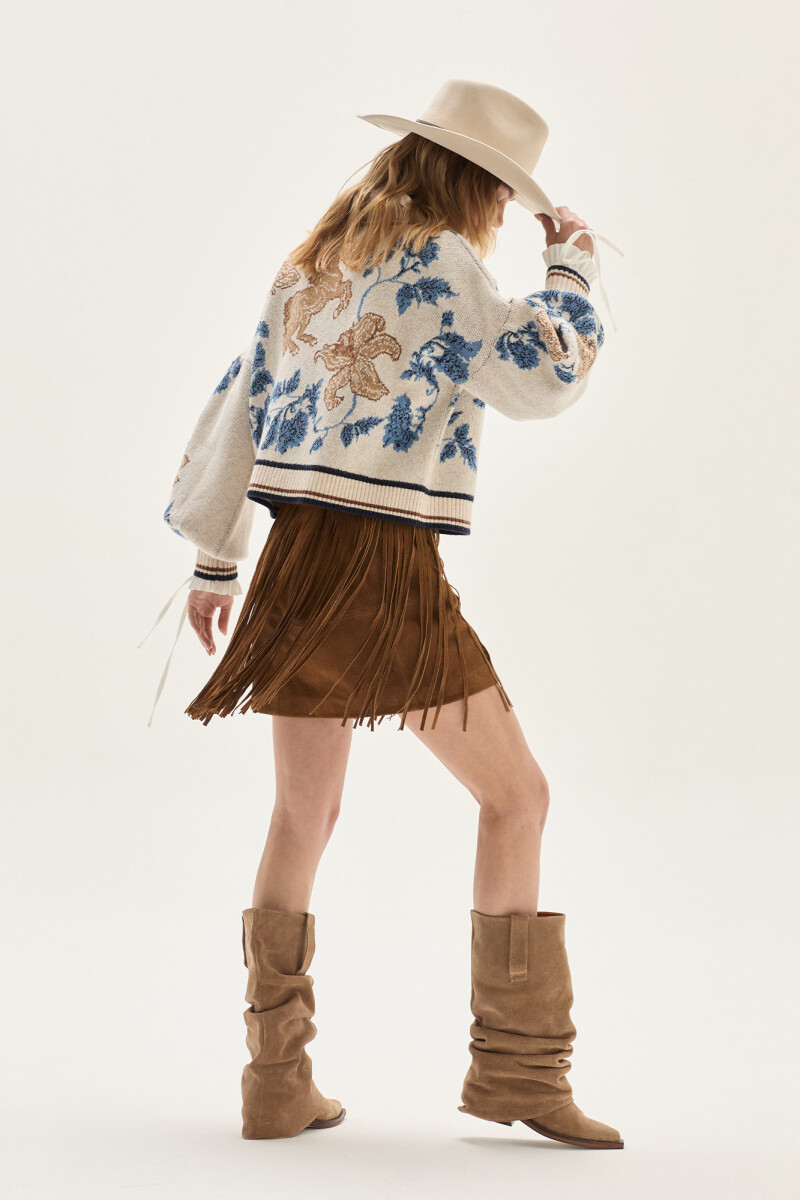 Cardigan Roselle Crudo