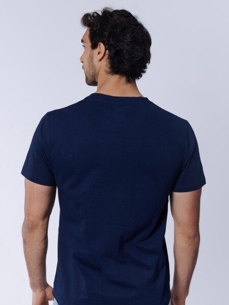 Remera Capitán América Azul Marino