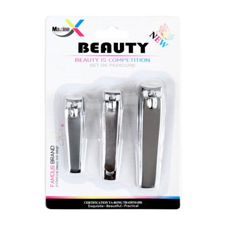 Set de 3 corta uñas Set de 3 corta uñas