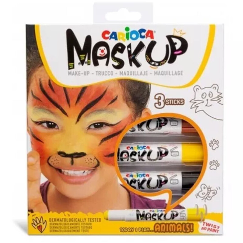 Pintura para cara Carioca Mask Up Animals Pintura Para Cara Carioca Mask Up Animals