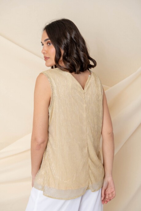 BLUSA MONIQUE Dorado
