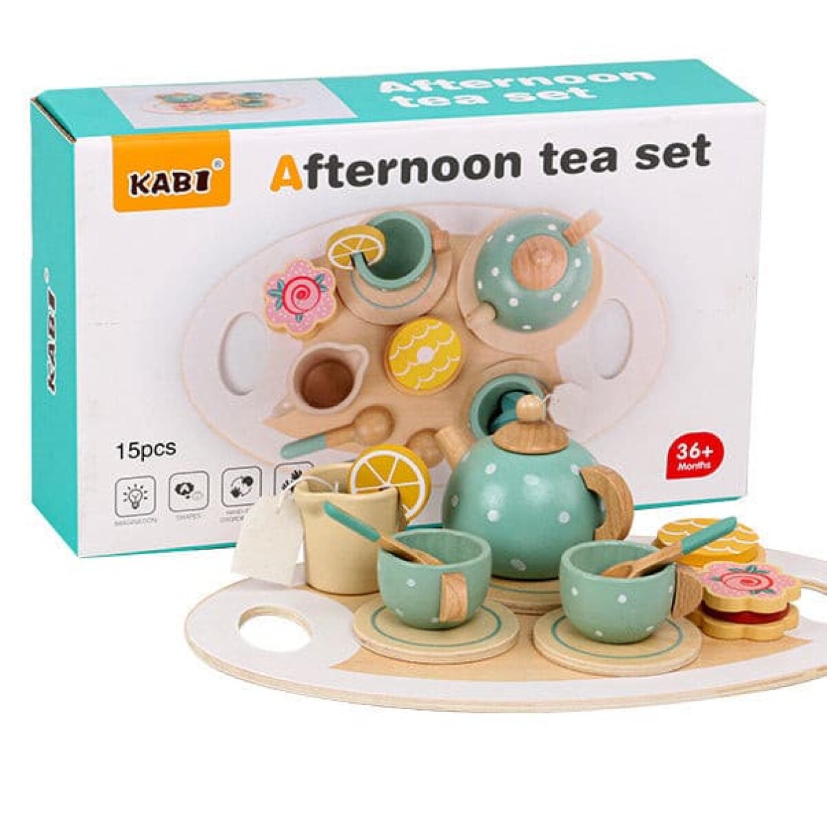 Juego de Té en Madera AK0145 