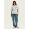 BLUSA MM FEM BRANCO/VERMELHO