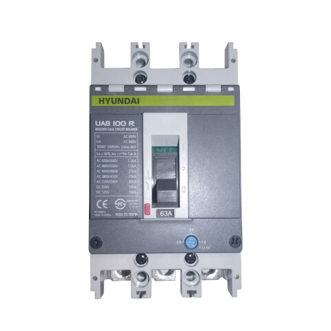 Llave industrial caja moldeada reg. 3P 50-63A 25kA HY4106