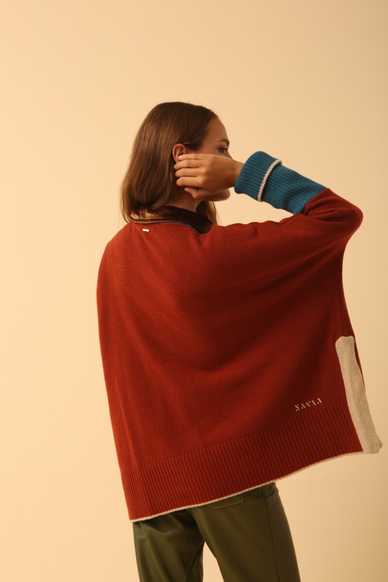 BUZO PAMELI FW24 Terracota Y