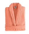 Bata Baño Velour Perola Dohler Algodón Talle M - G Salmon