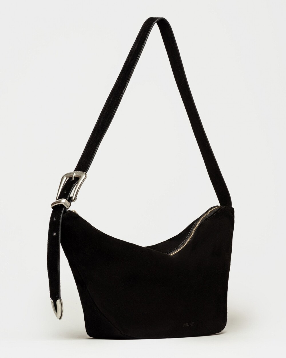 Bolso Bamboo en cuero gamuza Negro