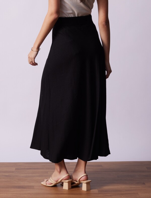Falda Lino NEGRO