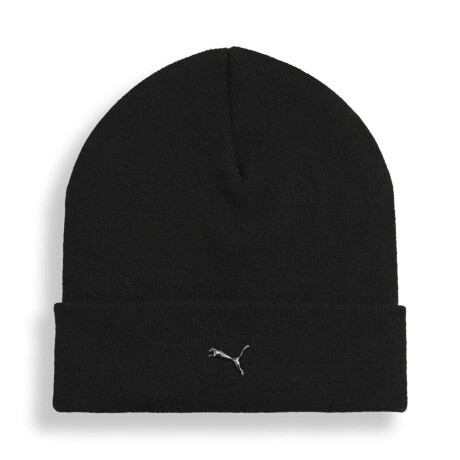 Moda Metal Cat High Crown Beanie de Hombre Negro