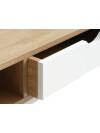 Escritorio TRAPPEDAL 48x95 1 cajón color roble/bl Escritorio TRAPPEDAL 48x95 1 cajón color roble/bl