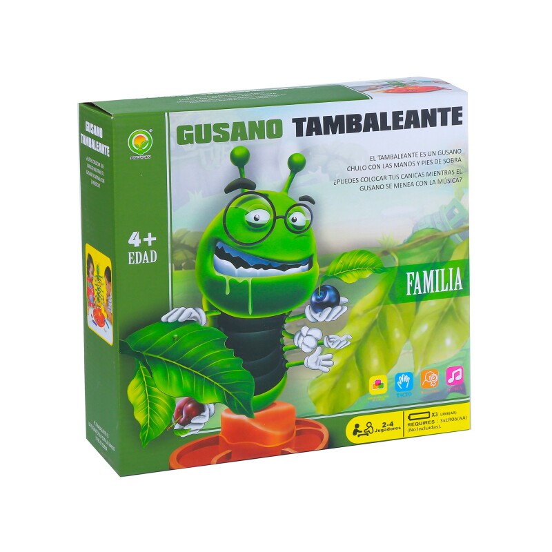 Juego Gusano Tambalente Sin Color