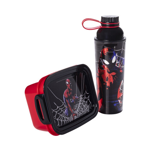 Set x 2 Pote 850 ml y Botella 660 ml Spiderman U