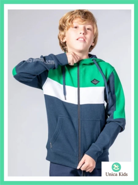 CAMPERA RUSTY JOSH AZUL VERD