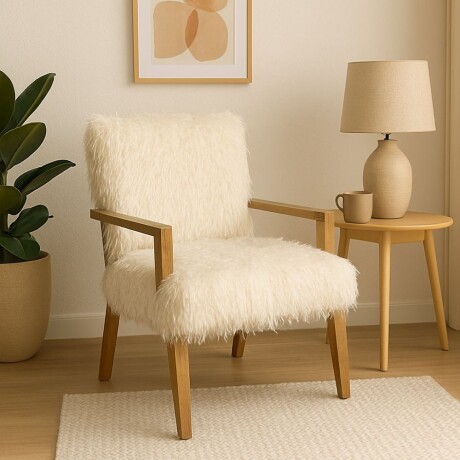Butaca Ivory Faux Butaca Ivory Faux