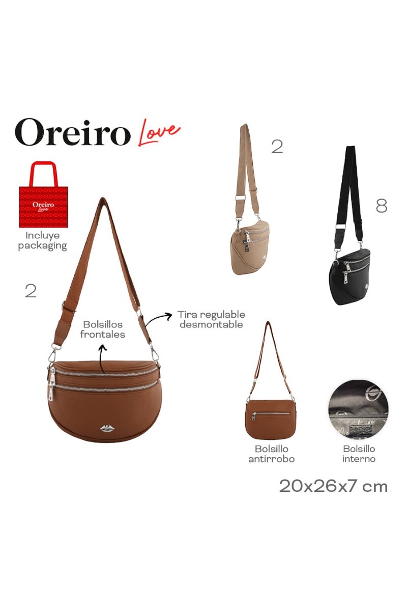 Riñonera Las Oreiro Camel