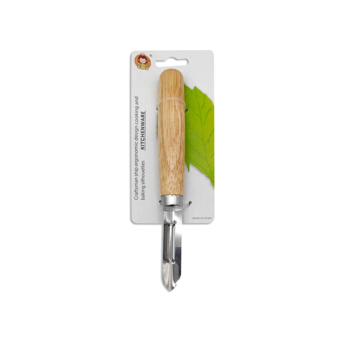 PELADOR CON MANGO DE MADERA 